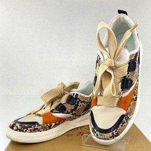 Coconuts by Matisse Shindig Tan Snake Wide Lace Sneakers 9M